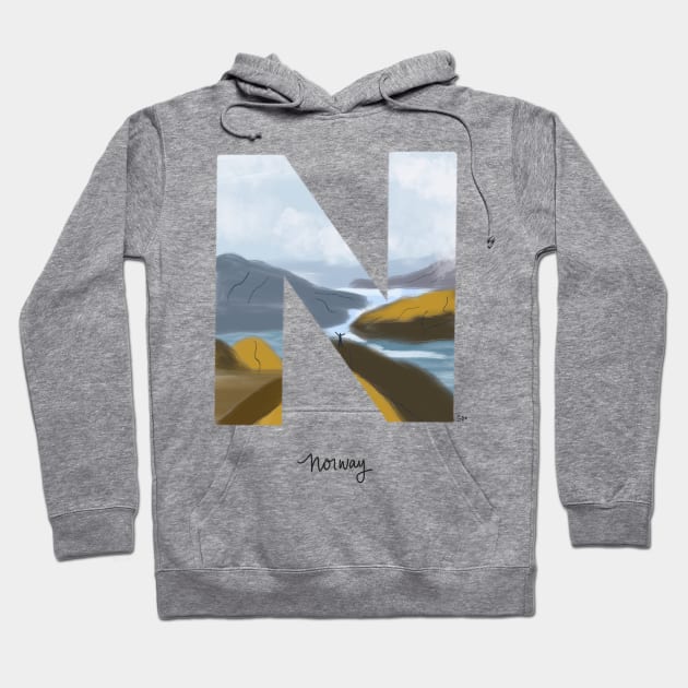 Bucket list destination - Norway Hoodie by gabbadelgado